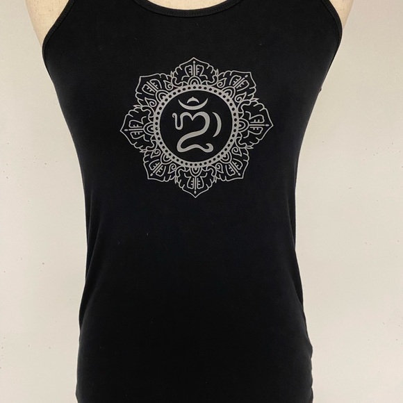 Ladies size large Black Tank Top with Zen Logo - Picture 8 of 8